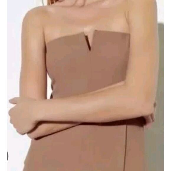 NWT Women’s Knit Tank Beige Tub Top Pink Sz Sm Corset Top Neutral Event Concert - Picture 4 of 15